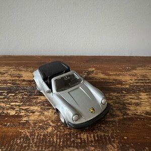 Silver Convertible Porsche 911